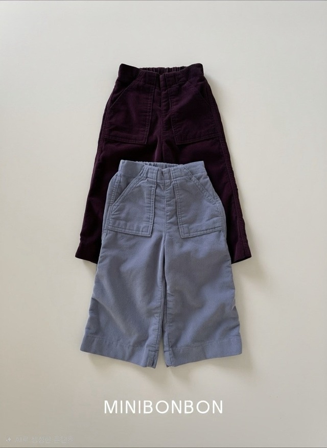 【取寄】minibonbon|corduroy pants|コーデュロイパンツ|XS-JL|kids&jr|26 autumn