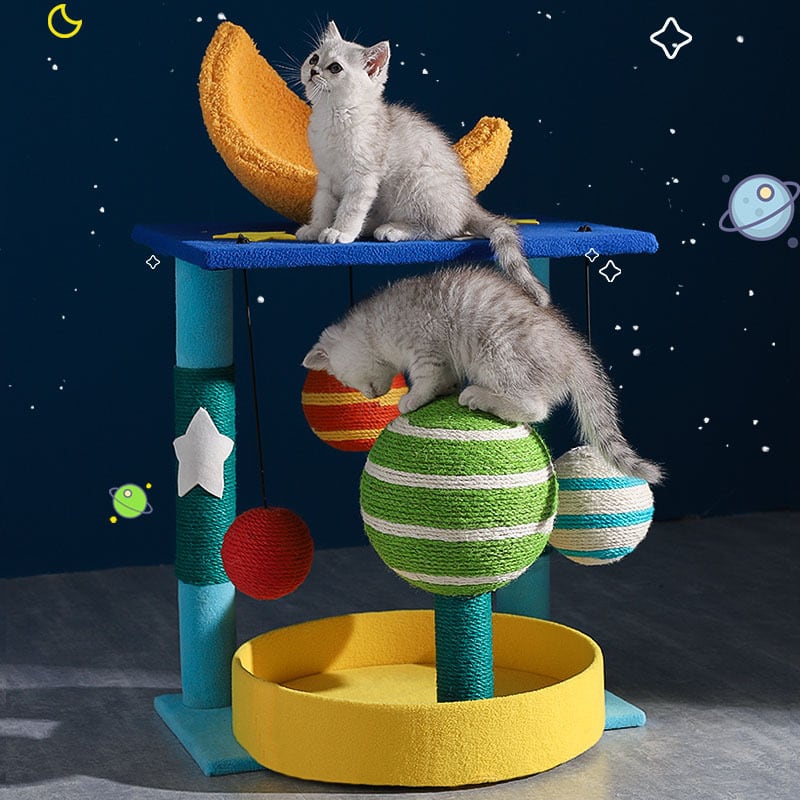 カラフルキャットタワー① | ネコ用品専門店ショップcarnet カラフルキャットタワー① | ネコ用品専門店ショップcarnet