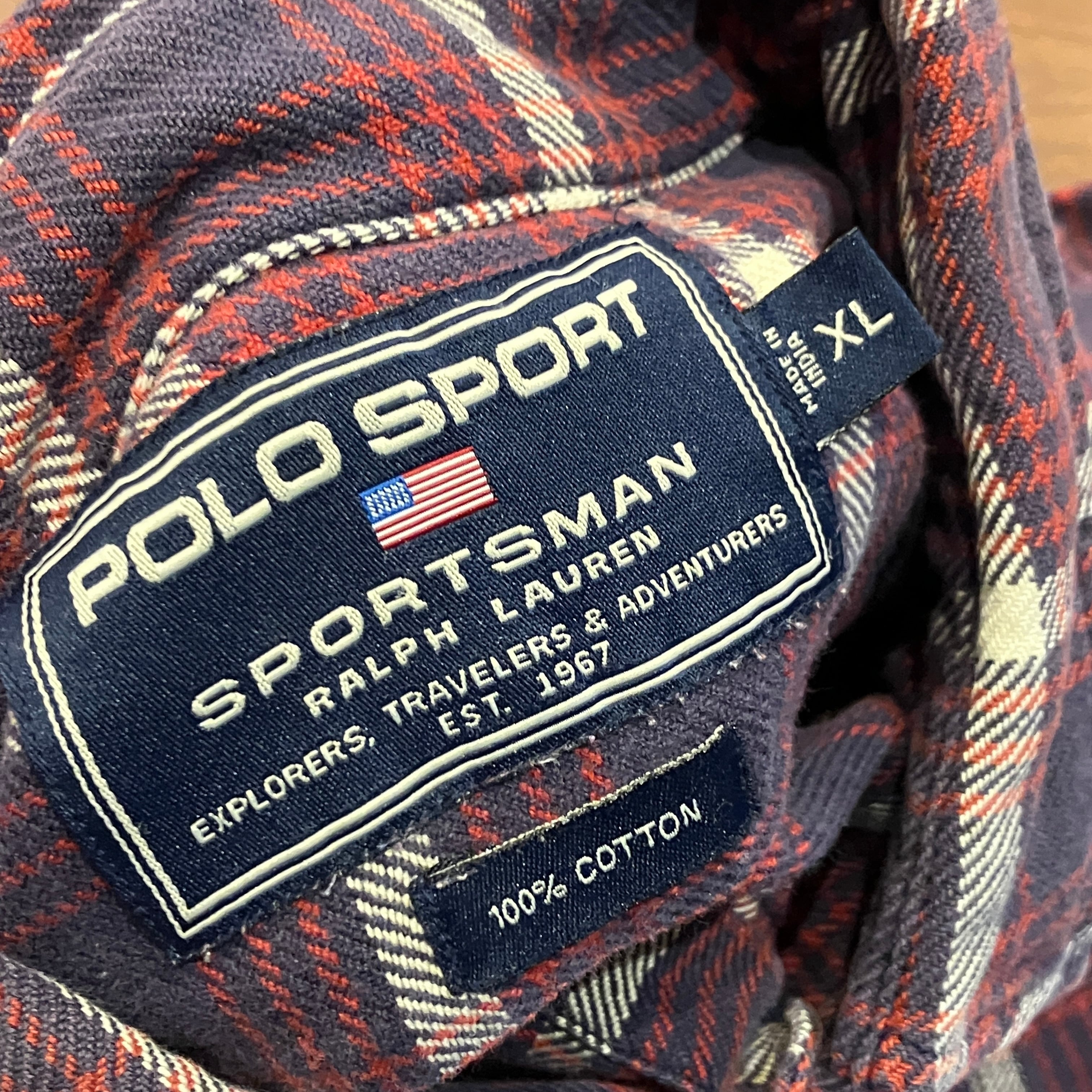 トップス 1990s POLOSPORT SPORTMAN check shirts メンズ 1990s POLOSPORT SPORTMAN check shirts