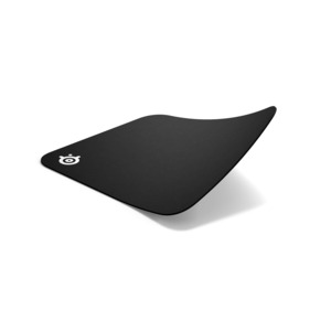 【在庫処分】SteelSeries ゲーミングマウスパッド ブラック 小型 ノンスリップラバーベース 25cm×21cm×0.2cm QcK mini 63005