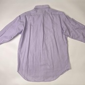 カシミヤ混 Maker’s Shirt 鎌倉 メーカーズシャツ BD ボタンダウン ストライプ 長袖ワイシャツ ドレスシャツ 41-83/パープル系 メンズ