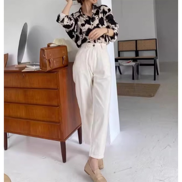 monotone tie-dye style print shirt 10173