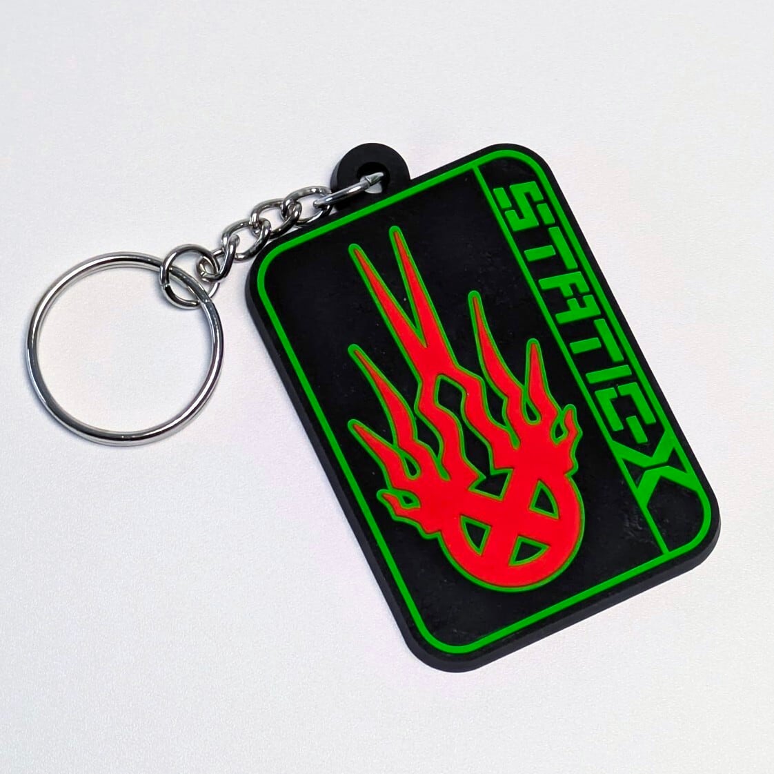 ♧ 送料無料！ ★ラバーキーホルダー★ 【 Static-X ( スタティック-X ) 】〚アメリカン雑貨 アメトイ〛