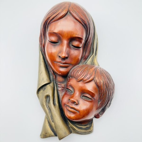 [M826] vintage 1950's ACHATIT マリア キリスト アート