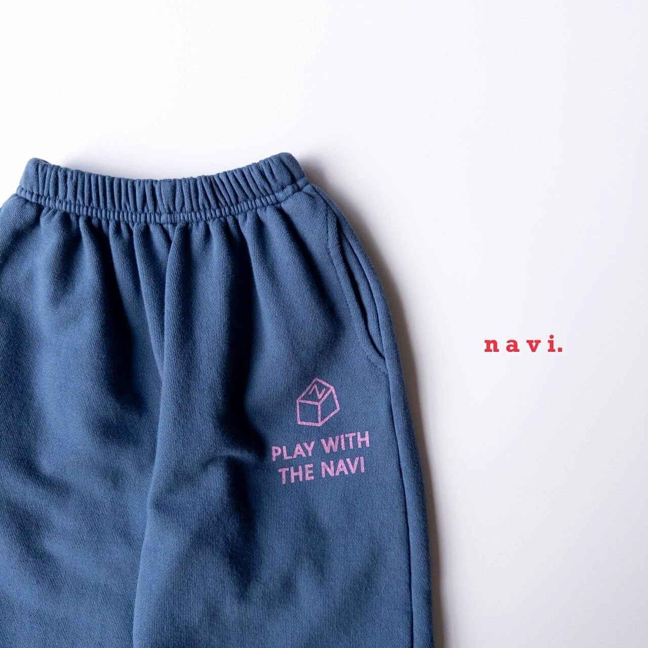 sold out»«ジュニアサイズあり»«navi» トレーンパンツ 2colors | 子供
