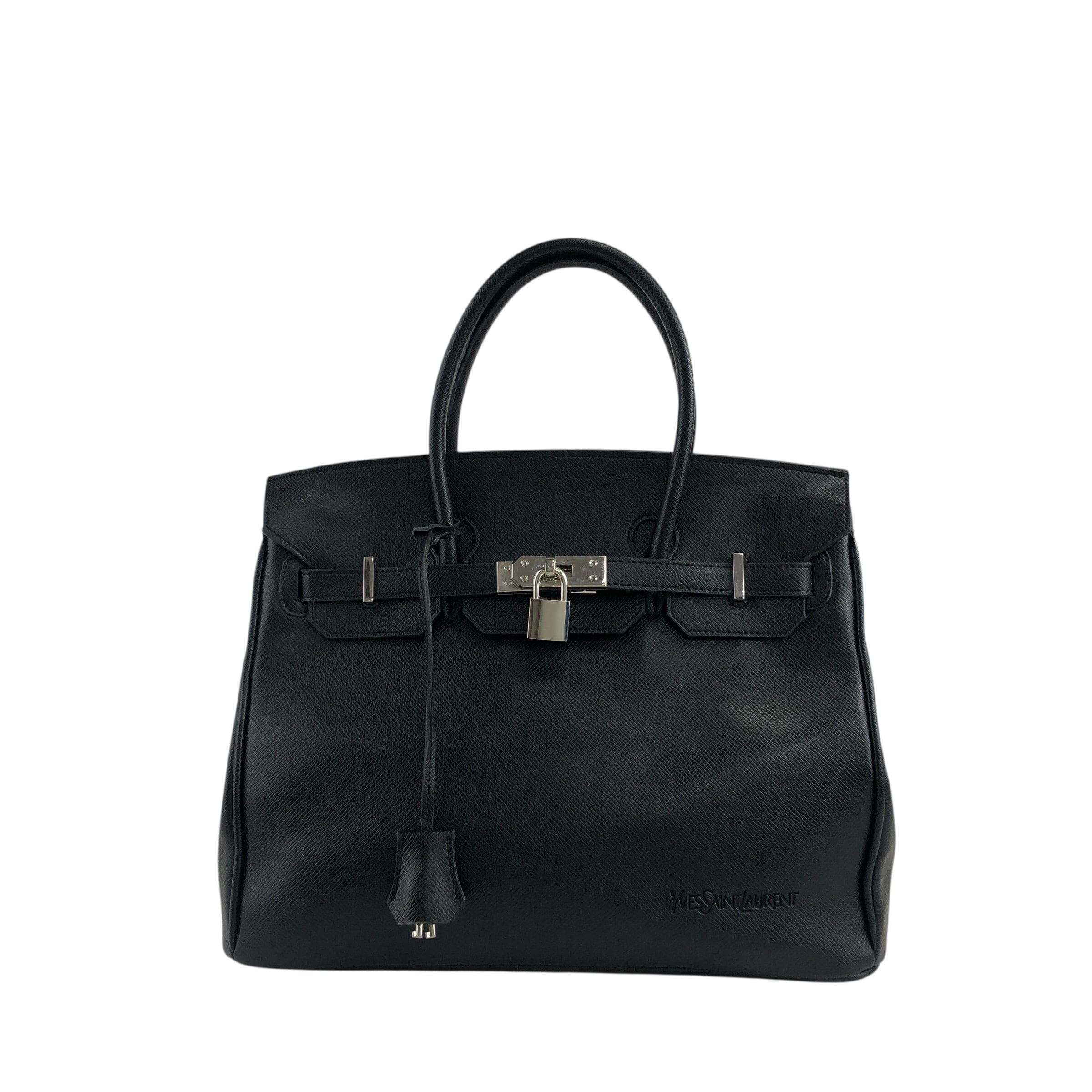 Yves Saint Laurent イヴ・サンローラン ハンドバッグ ブラック ターン