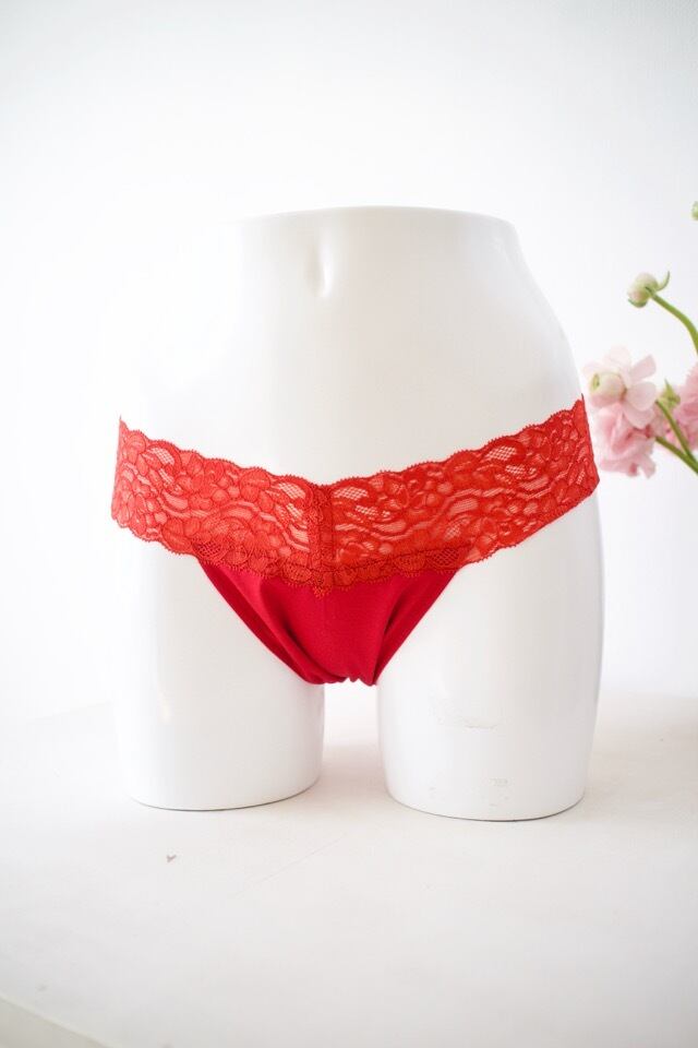 Punties* ローライズタイプ <レッド> ローズ