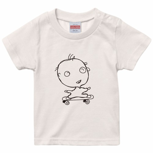 BABYスケートボード 赤ちゃんTシャツ