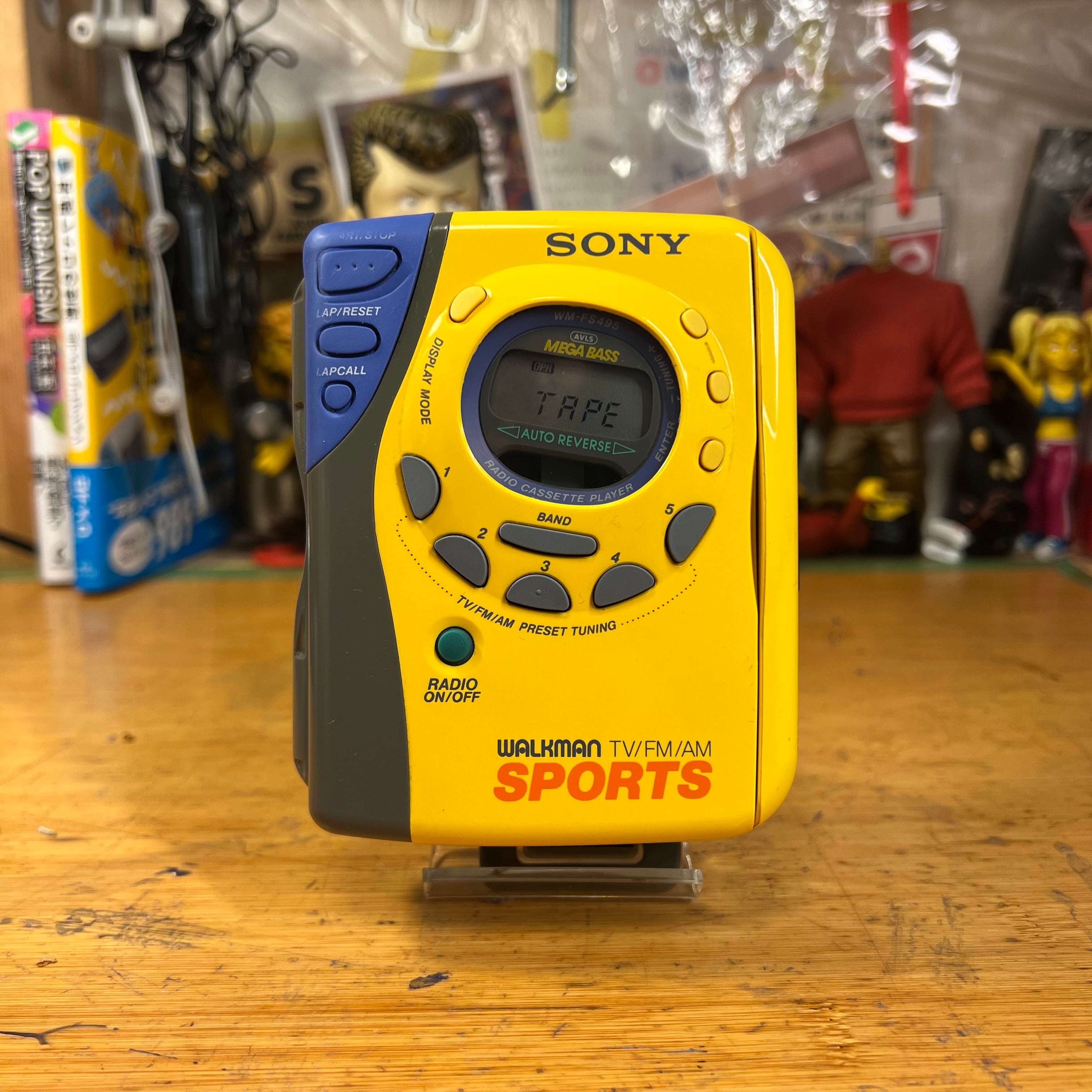 [メンテ稼動品]パナソニックショックウェーブ　カセットプレーヤーRQ-SW44V Panasonic Shock Wave RQ-SW44V Portable Cassette Player