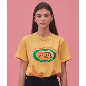 [LUV IS TRUE] GR PICNIC T-SHIRT(YELLOW) 正規品  韓国ブランド 韓国ファッション 半袖 Tシャツ