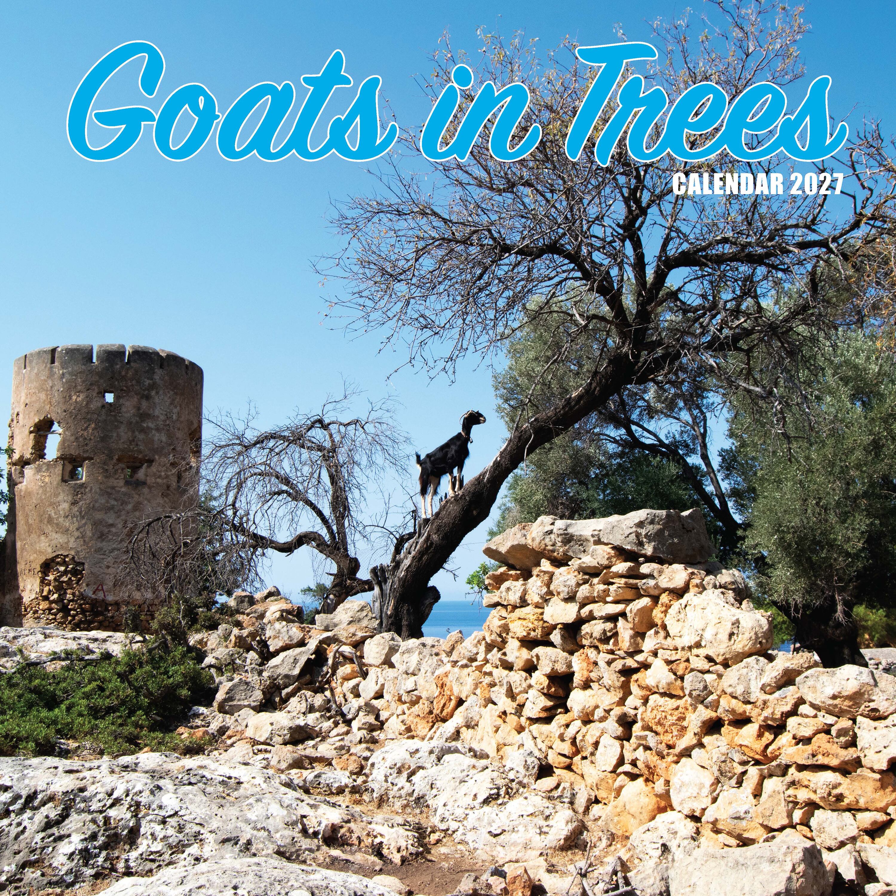 【2027年版】英国製カレンダー【Goats inTrees】 2027年版