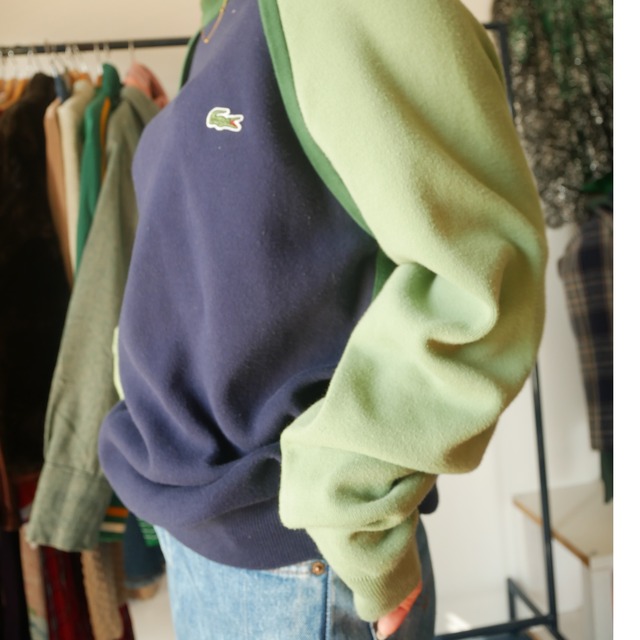 LACOSTE raglan sleeve sweat