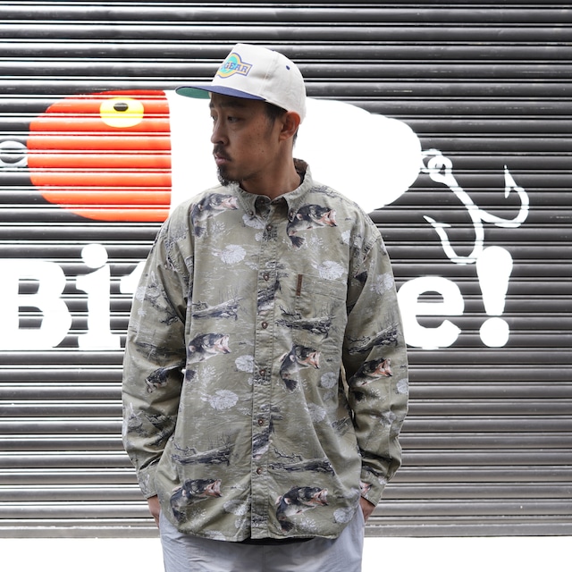 USED / LS Shirts / Black Bass / Khaki