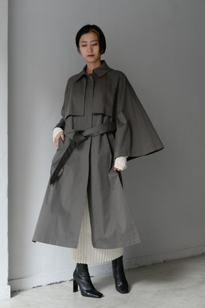 you ozeki / trench mant coat (khaki)