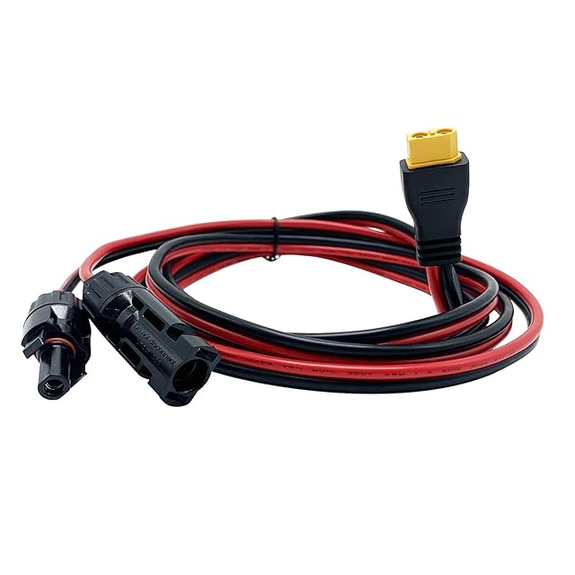 LVYUAN ソーラーケーブル 4sq 11AWG 長さ10m 最大電流約47A 最大電圧