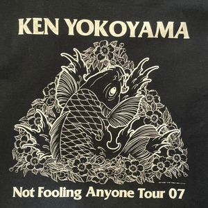 【anvil】バンドTシャツ KEN YOKOYAMA 2007 ツアーTシャツ ロックt 横山健 バックプリント US古着