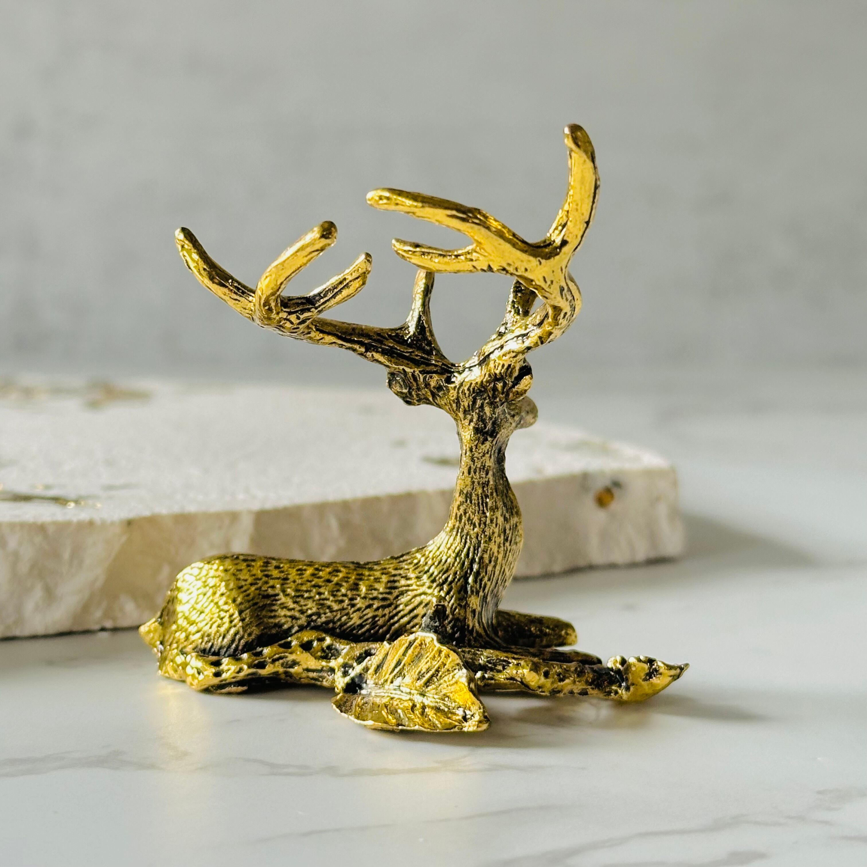 鹿のスフィアスタンド（ゴールド／シルバー／ピンクゴールド） | Mt