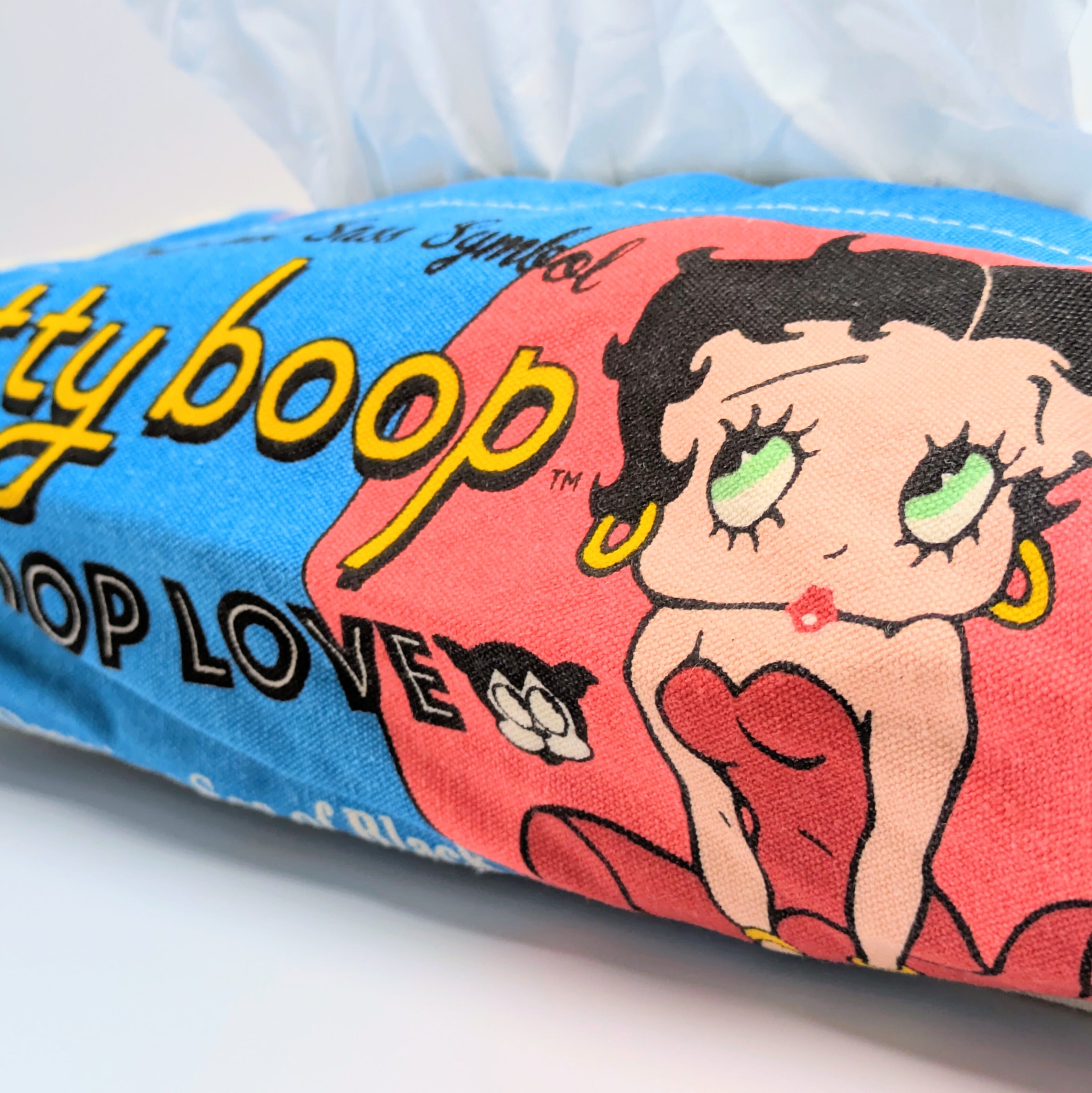 ✨️ティッシュのドレスアップに♡✨️ Tissue Cover / ティッシュカバー 吊り下げ / ティッシュケース【 Betty Boop ( ベティ・ブープ ) 】BLUE