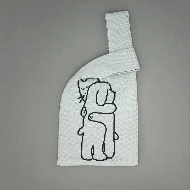 【Junichi Koka】KNIT MINI MARCHE BAG  Stand by me. ニット ミニマルシェバッグ