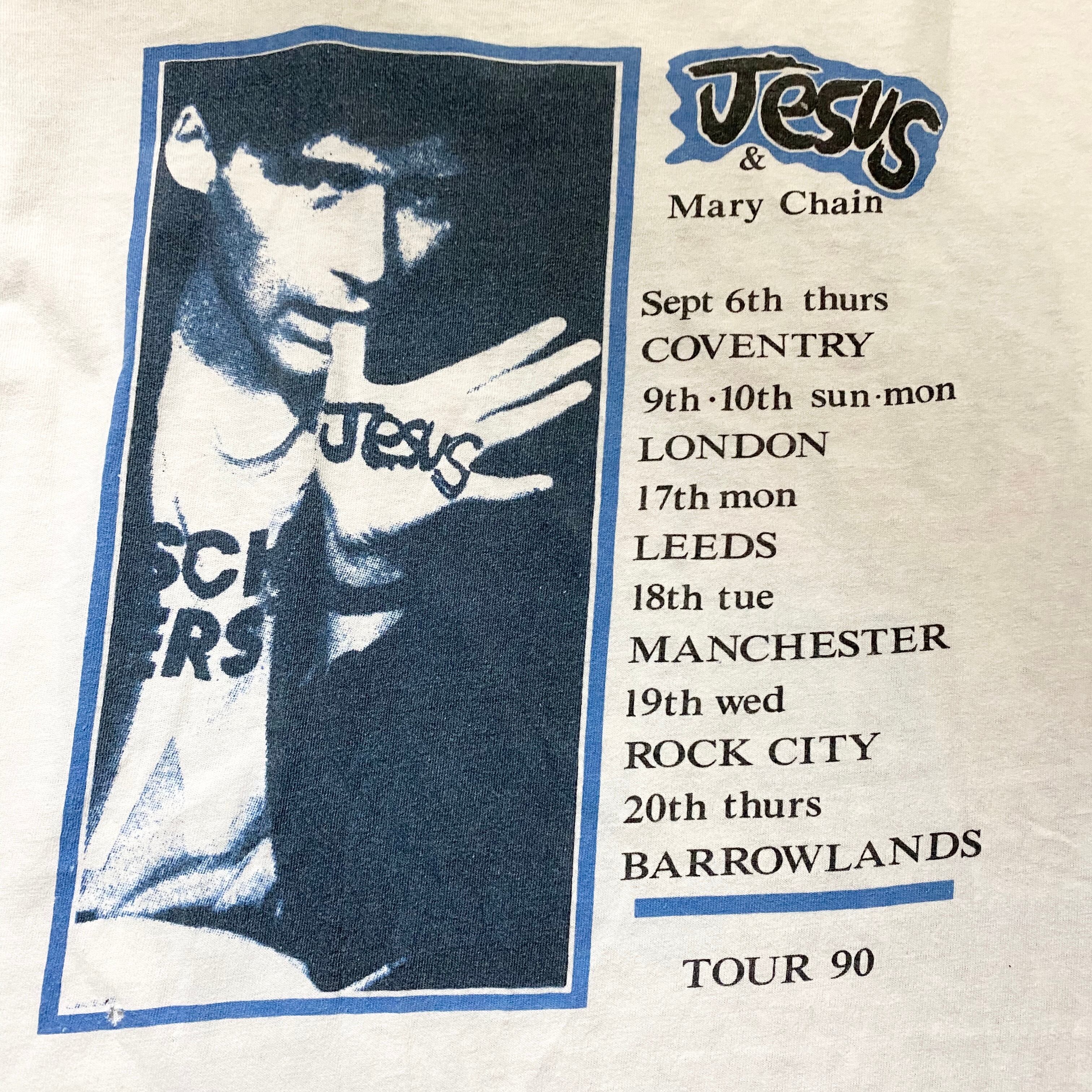 vintage 1990's JESUS&MARY CHAIN music tee “roller coaster” | NOIR