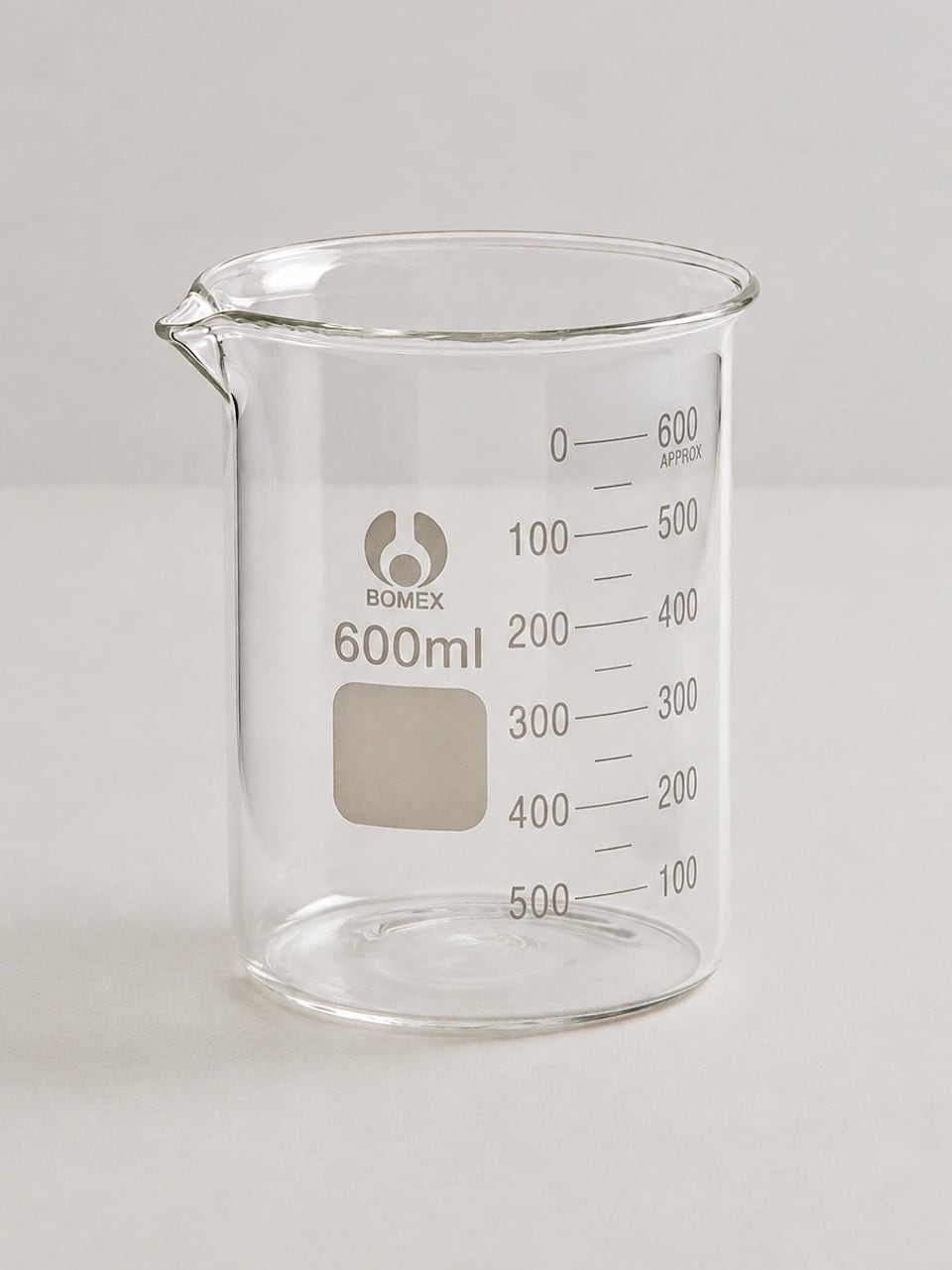 ガラスビーカー 600ml|Glass Beaker 600ml - BOMEX