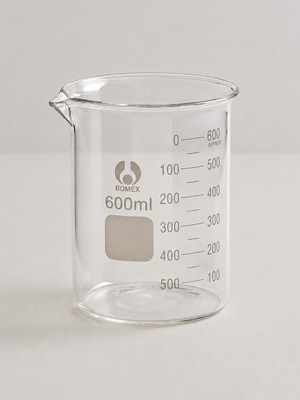ガラスビーカー 600ml|Glass Beaker 600ml - BOMEX