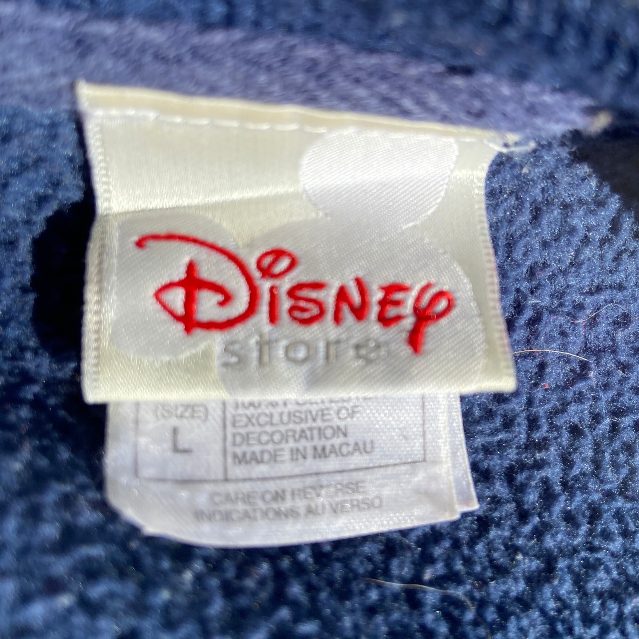 DISNEY ディズニー プーさん イーヨー キャラクター刺繍 フリース 