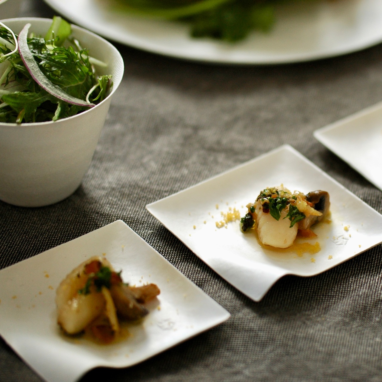 WASARA 角皿(小)12枚入 | Square S(12pc) 8cm | DM-003