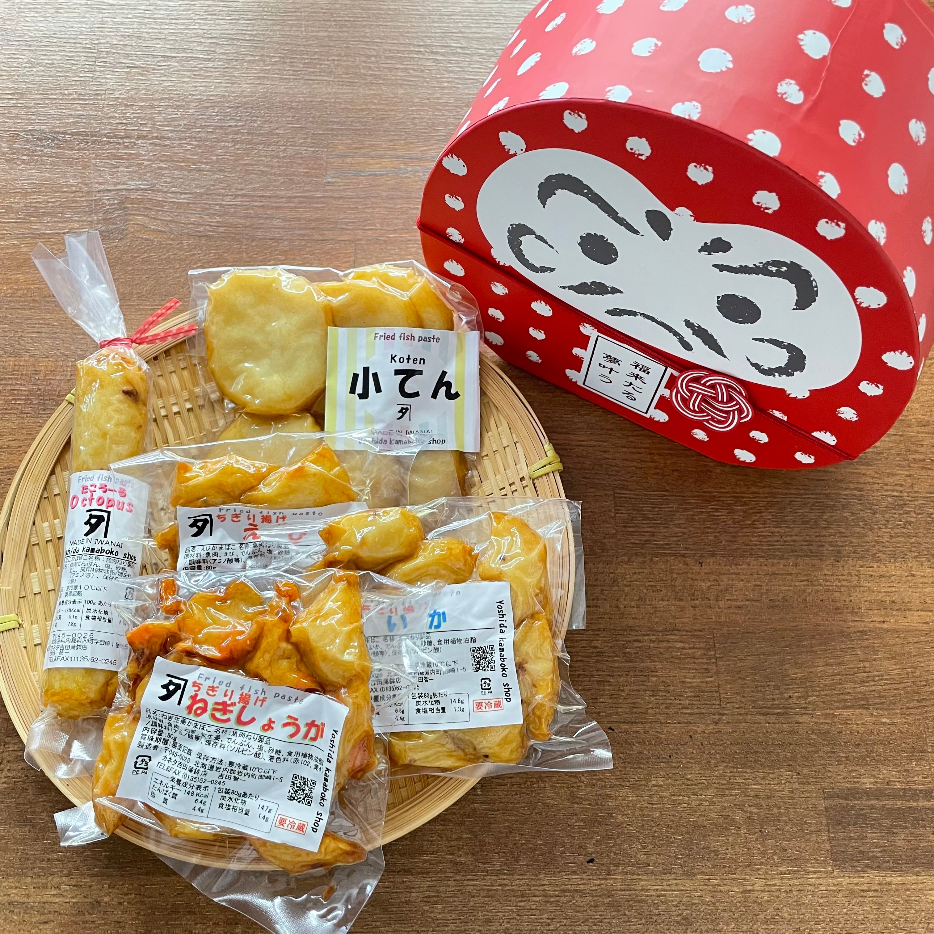 かまぼこギフト/ だるま箱 | カネタ吉田蒲鉾店