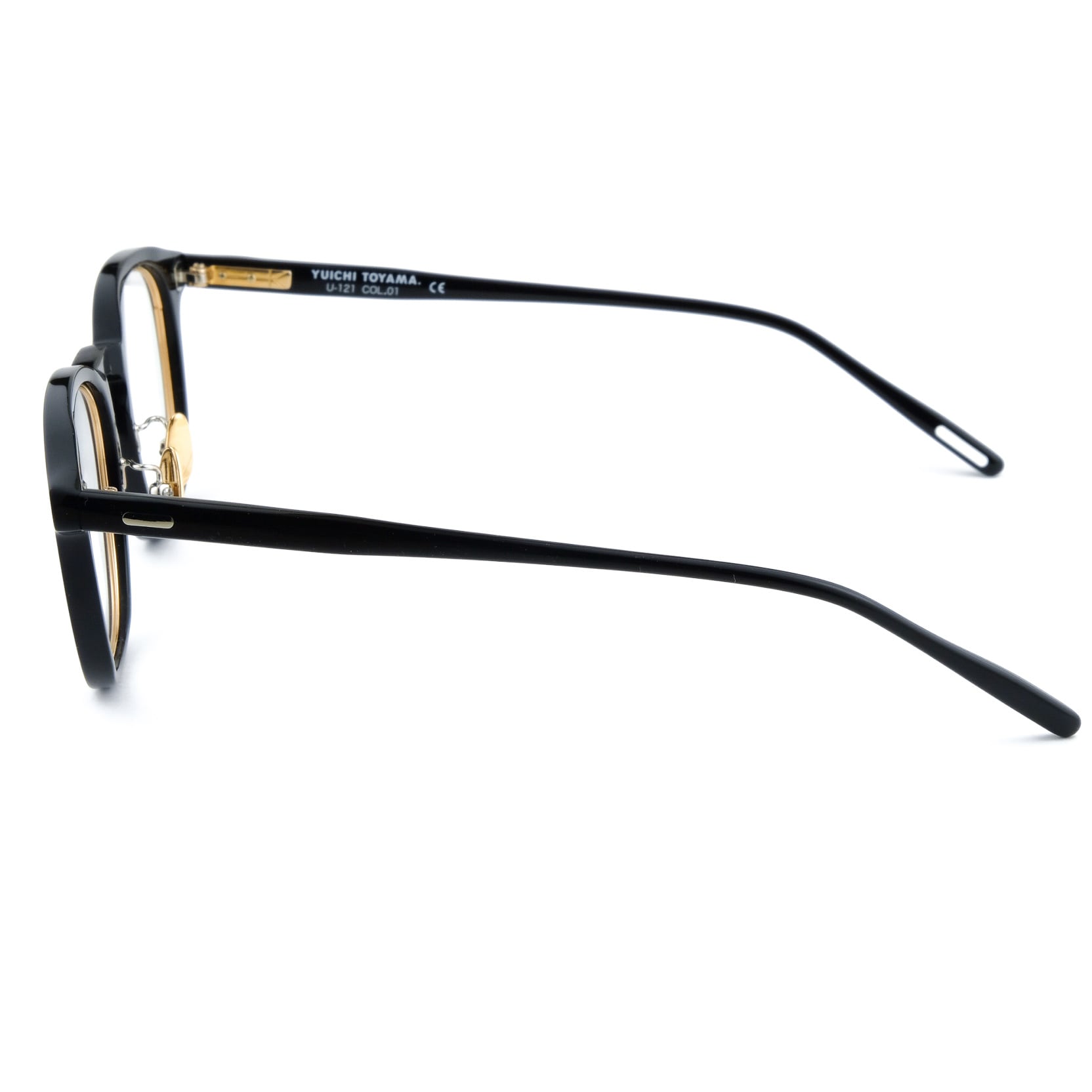 n*i様 美品 YUICHI TOYAMA. U-151 Black/Gold OMA U-151 col.04(Charcoal gray / Matt black)【YUICHI TOYAMA