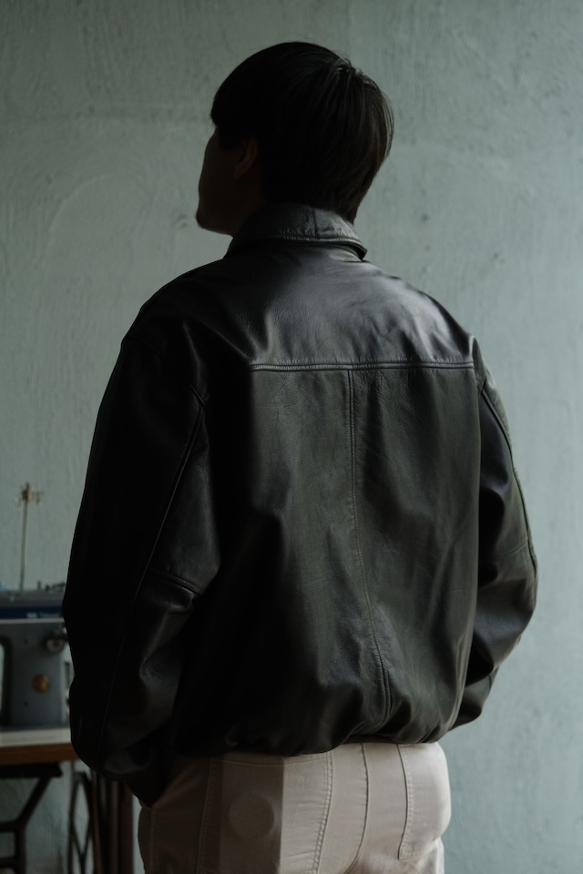 90's "L.L.BEAN" A-2 type leather jacket