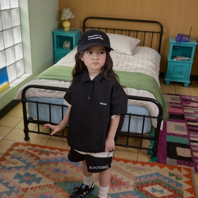 ★即納★ black bean｜nature shirt｜ネイチャーシャツ (ブラック) ｜S-XL｜kids｜26 summer