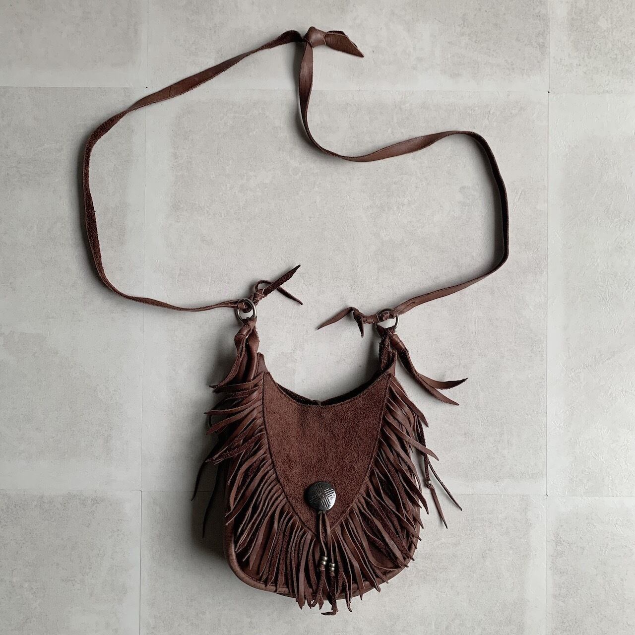 fringe design shoulder bag