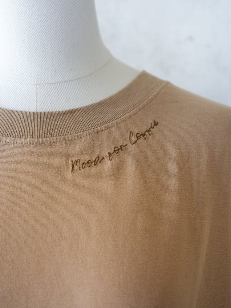 Cloth&Cross]COFFEE 刺繍T-sh with Drawstring Bag | fripons