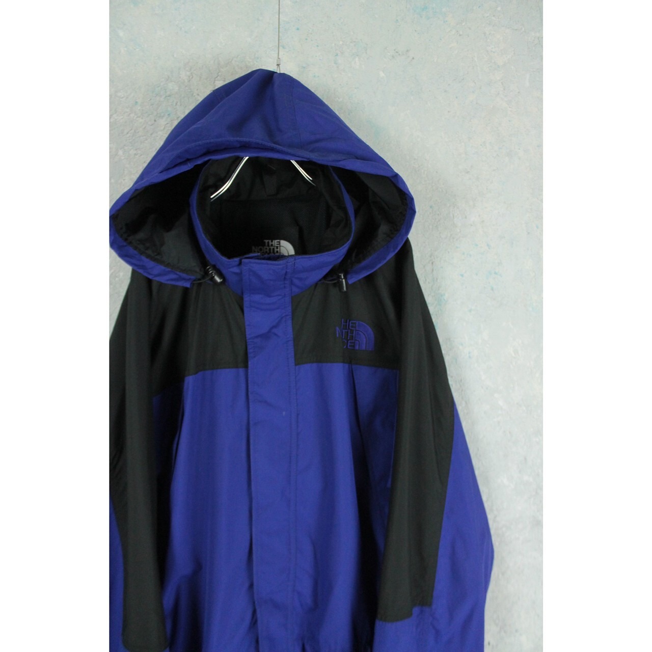THE NORTH FACE アズテックブルー ライトシェル バイカラーマウンテン 