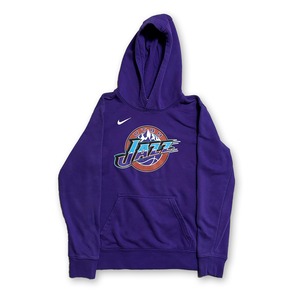 Utah Jazz Kids Printed Pullover Hoodie. NIKE