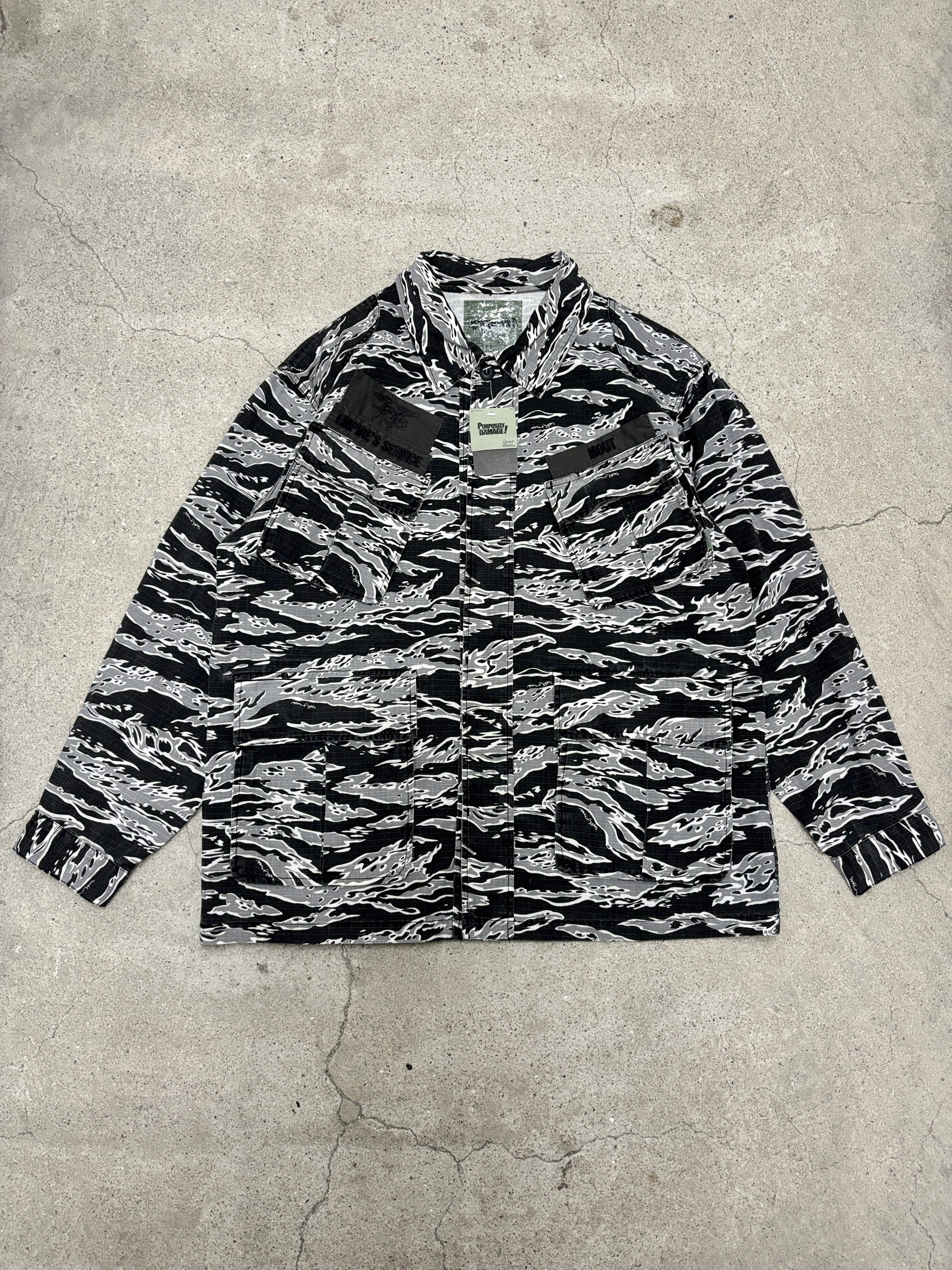 00s WTAPS/Tiger Camo Jungle Fatigue Jacket/DEADSTOCK/M-L相当
