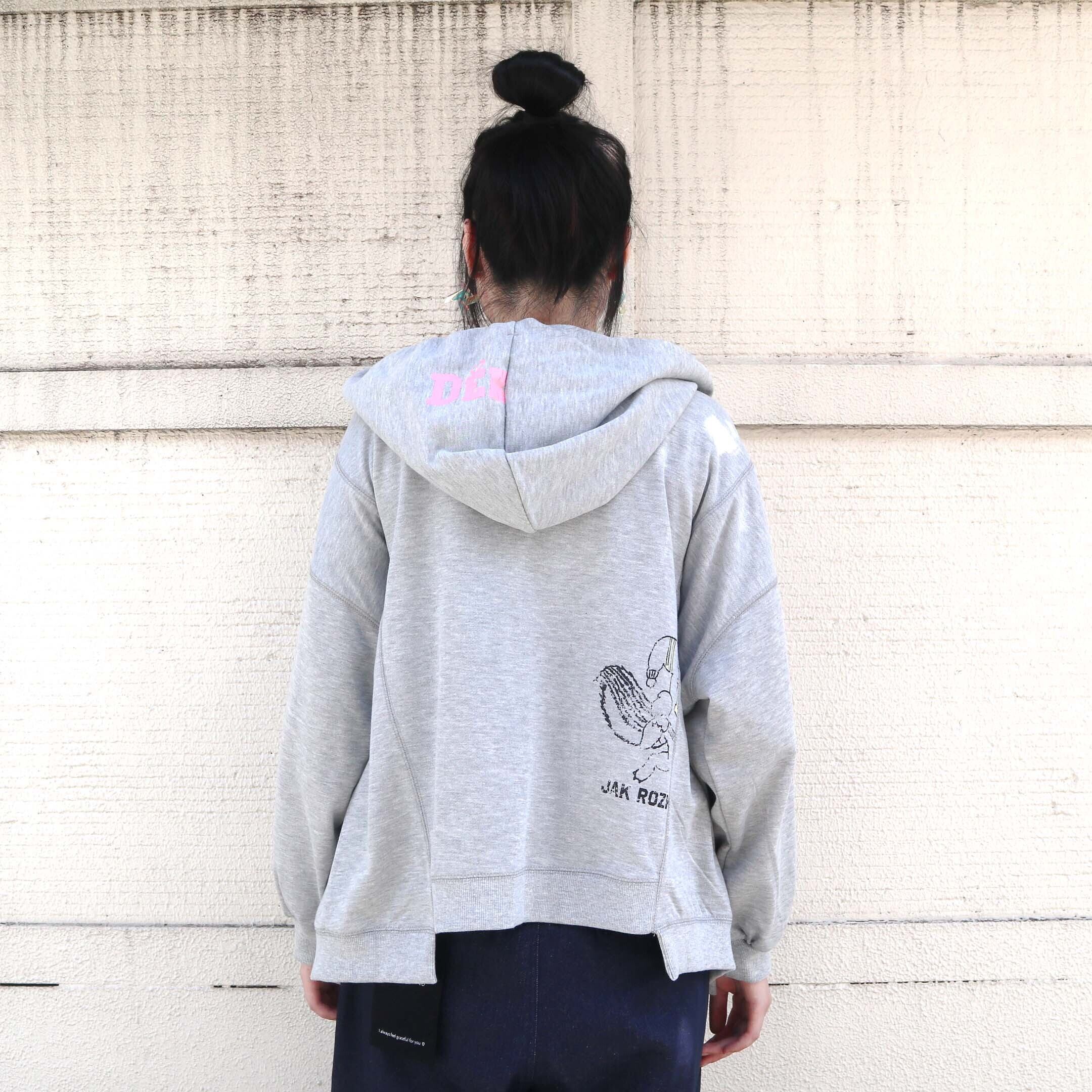 リメイク風 スウェットパーカー(商品NO.440066) | libi se mi to リメイク風 スウェットパーカー(商品NO.440066) | libi se mi to