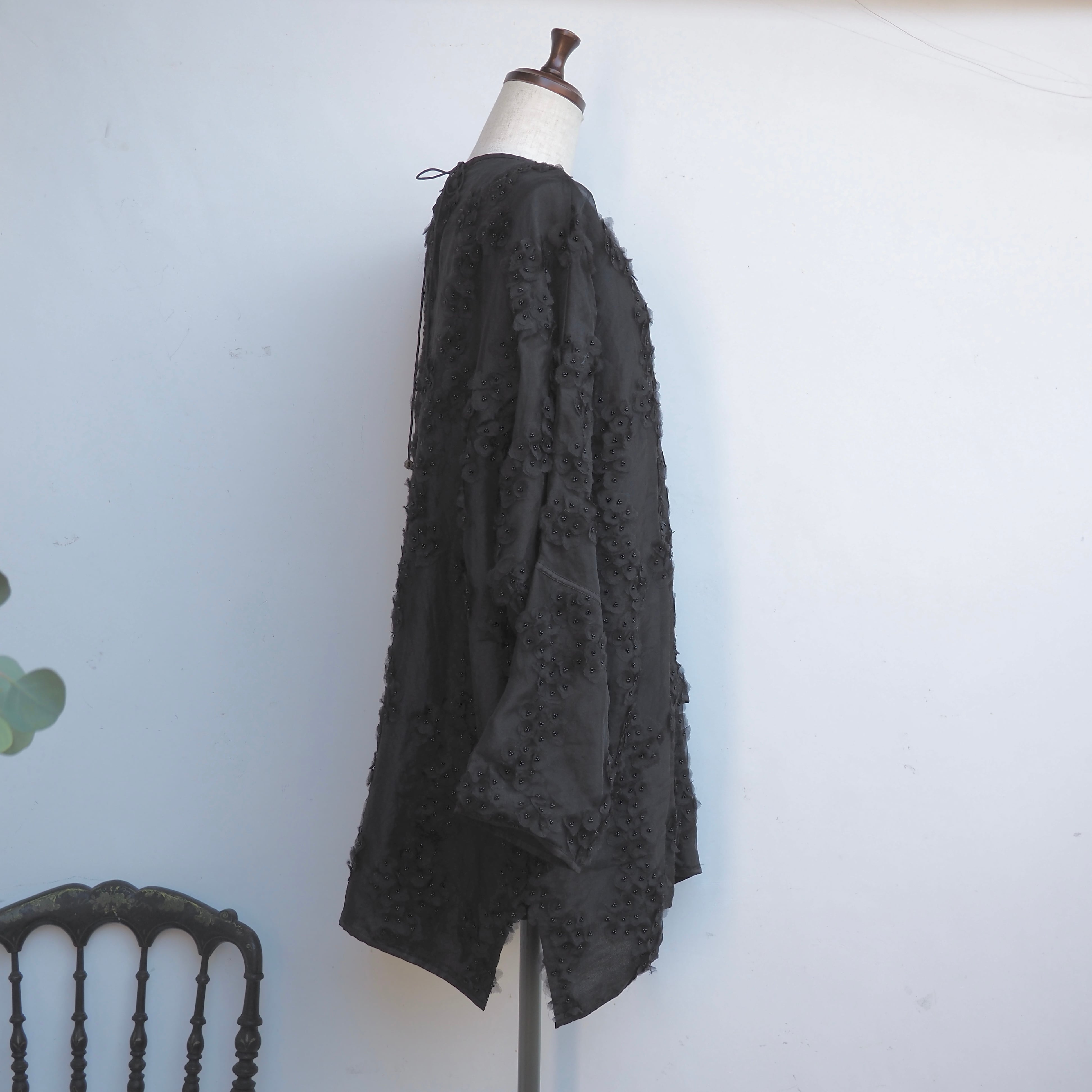 BUNON/Flower Layered SilkTunic/シルクチュニック