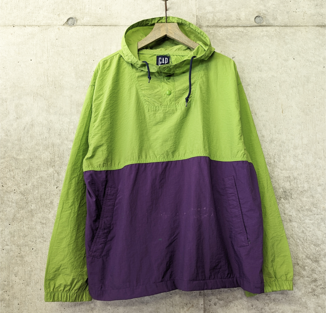 old GAP nylon anorak parker 小岩店