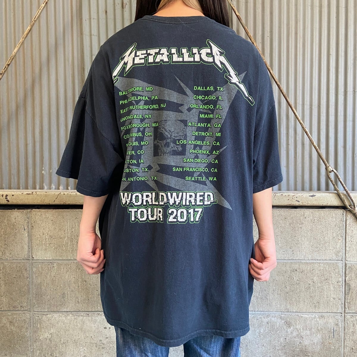 メタリカ 2017 WorldWiredツアー Tシャツ METALLICA