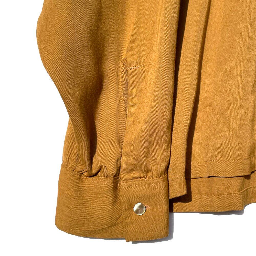 CAMPUS] Vintage Rayon Gabardine Open Color Shirt [1950s-] Vintage