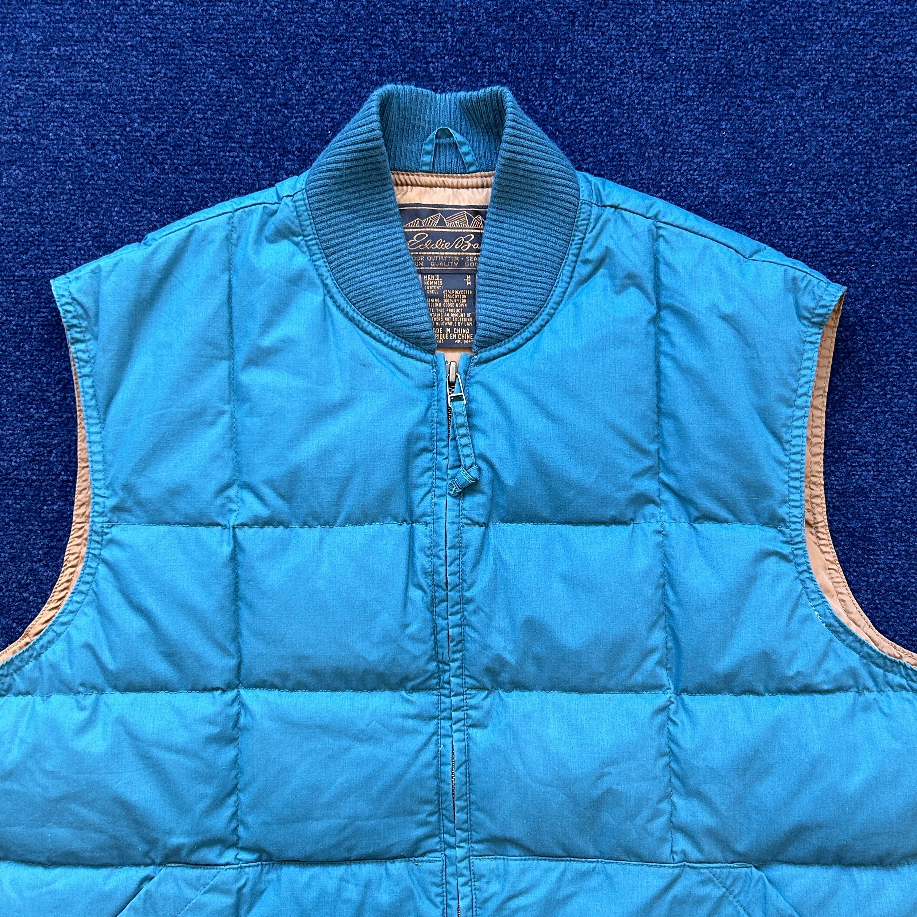 美品 M Eddie Bauer Downlight Canadian Vest グースダウンベスト 