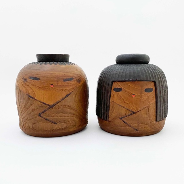 ペアこけし 山中三平作（小）