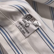 90s 00s Polo by Ralph Lauren ポロ ラルフローレン ESTATE ストライプ 長袖 ワイシャツ ドレスシャツ 41-82 /ホワイト×ブルー系 メンズ ビンテージ