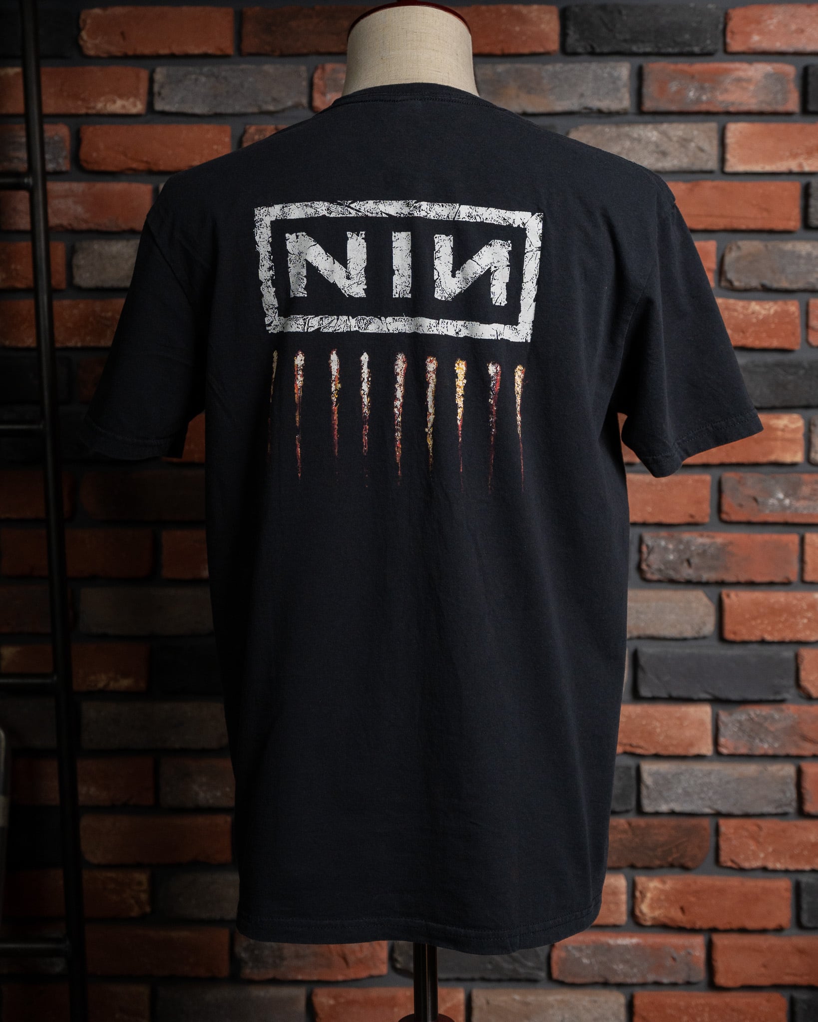 THRIFTY LOOK】NINE INCH NAILS TEE 新品 ユーズド加工 L XL ナイン