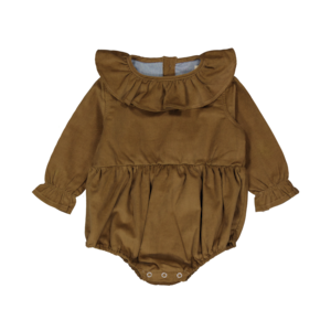 LOIR paris/Barboteuse NINE Brown velvet(2y)