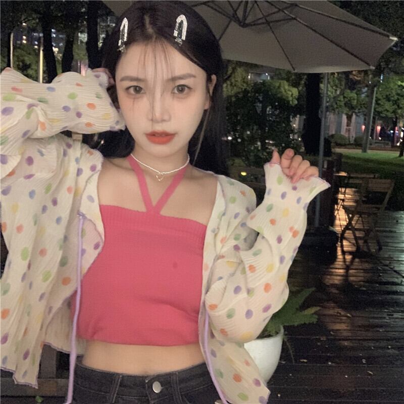 スタイルサマーカーディガン ストリート 大人ガーリー スウィート キュート カジュアル 夏物 モンロー89425737109