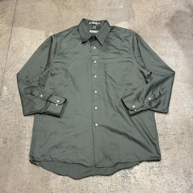GEOFFREY BEENE COTTON/POLY SHIRT OLIVE