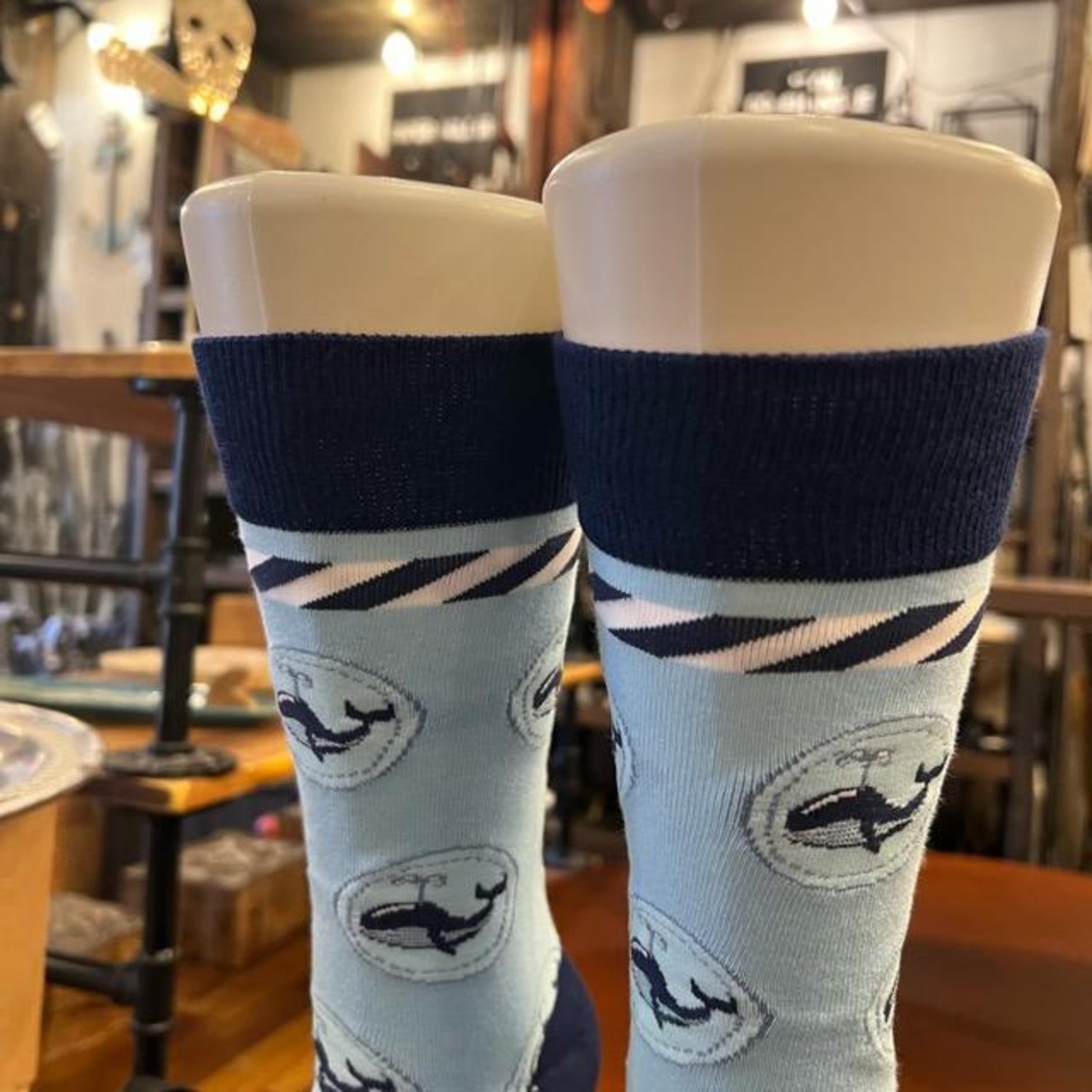 TOPANGA SOCKS Men's　Whale　靴下　メンズソックス　クジラ　くじら　足元ファッション　プチギフト